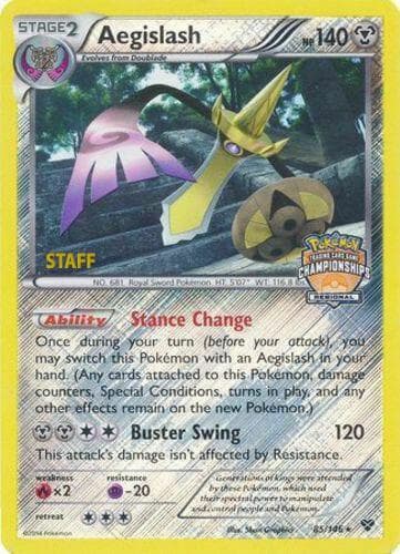 Aegislash - 85/146 (Regional Championships) [Staff]