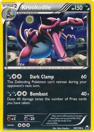 Krookodile - 66/108 (Cosmos Holo)