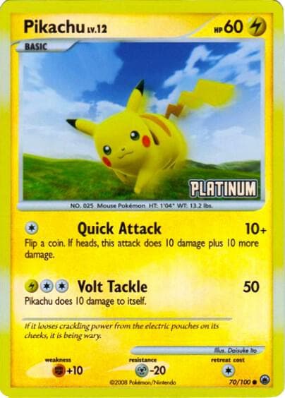 Pikachu - 70/100 [Platinum]