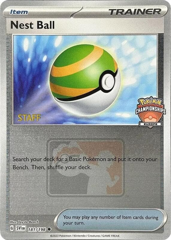 Nest Ball - 181/198 (Europe Championships) [Staff]