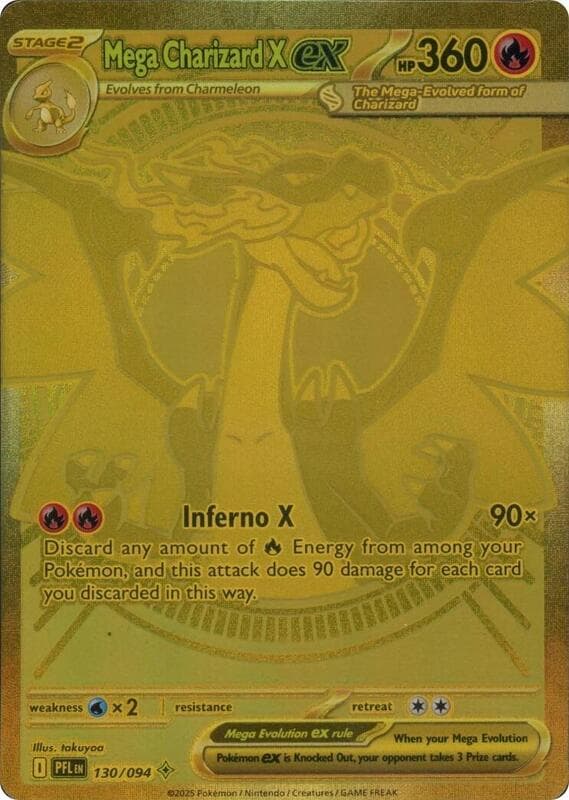 Mega Charizard X ex - 130/094
