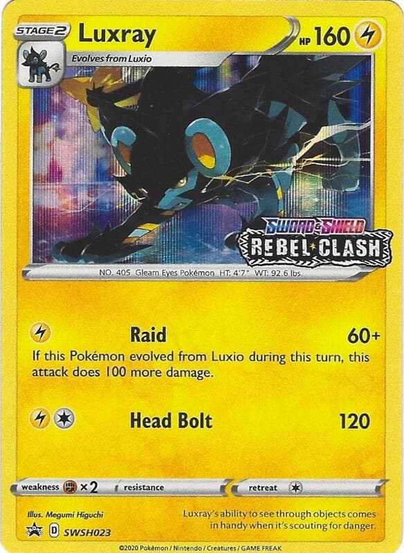 Luxray - SWSH023 (Prerelease)