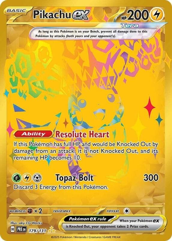 Pikachu ex - 179/131