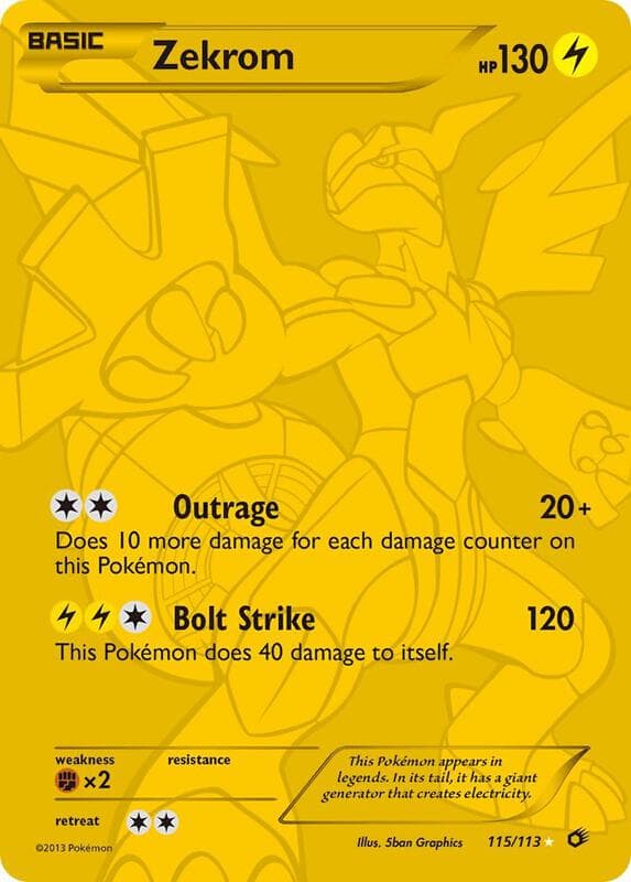 Zekrom (115 Full Art Secret Rare)